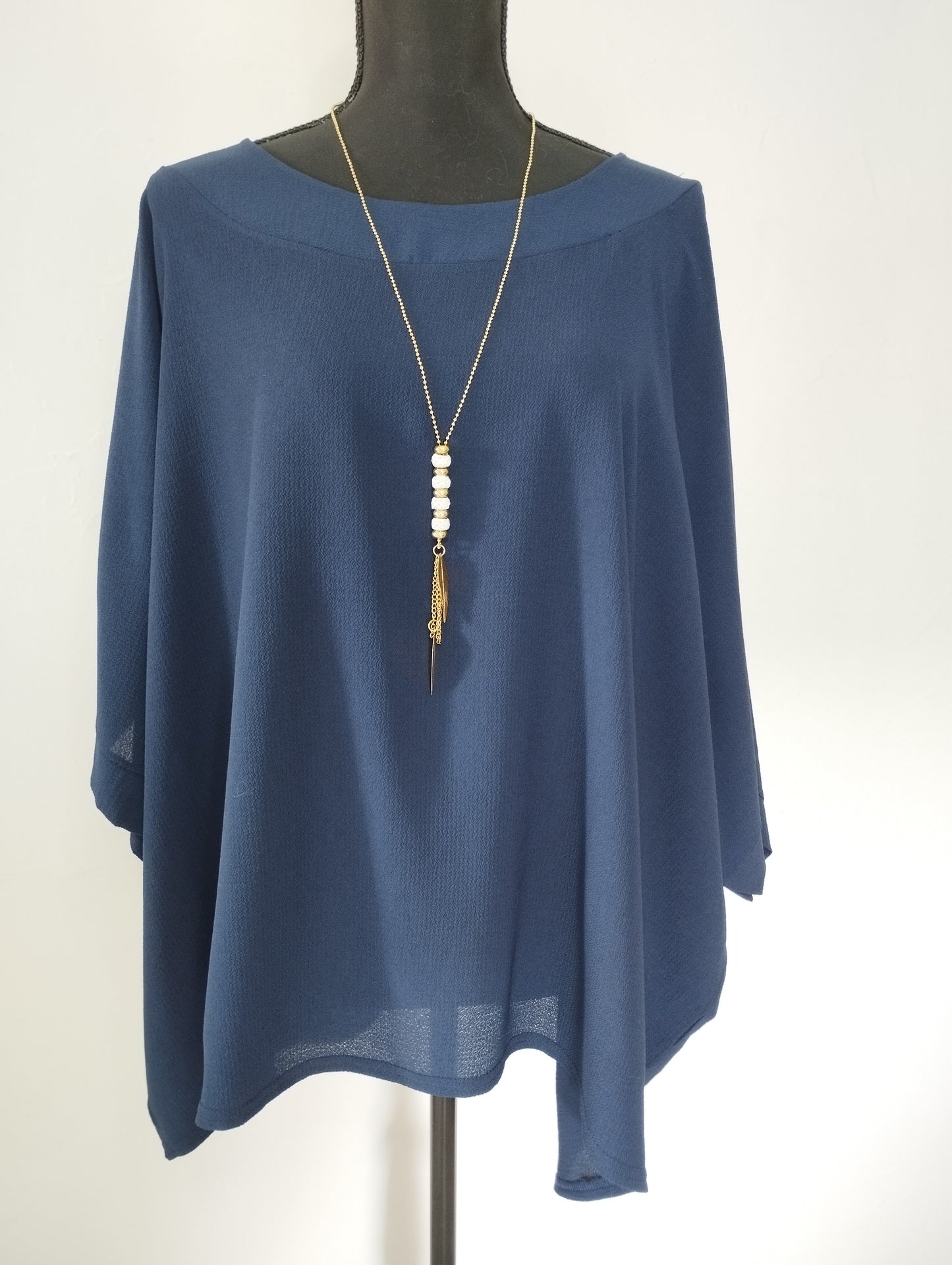 Blouse avec collier